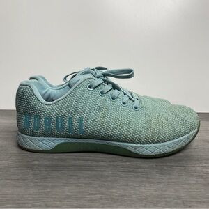 Nobull Trainer Shoes Women 9 Superfabric Workout Gym Lift Mint Teal Green
